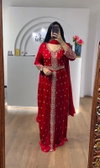 Pc 568 Faux Georgette Embroidery Sequence Work Gown With Dupatta Bulk Orders In India
